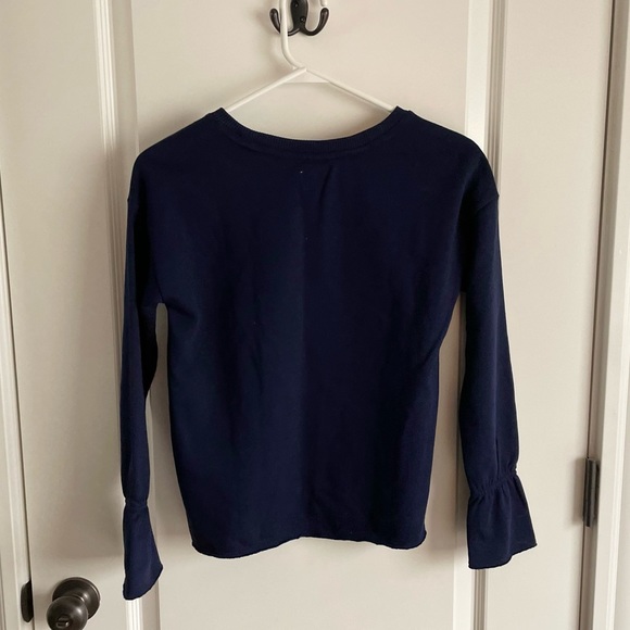 LAST CHANCE!! Gap Kids Navy Sweatshirt, Rainbow Flippy Heart. XL (12) - Picture 5 of 8